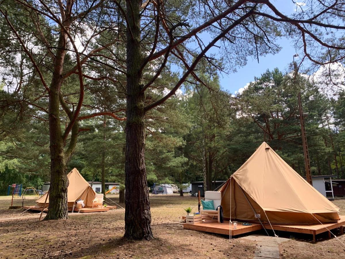 Camp Bursztynowy Las Hotel Gdansk Exterior photo