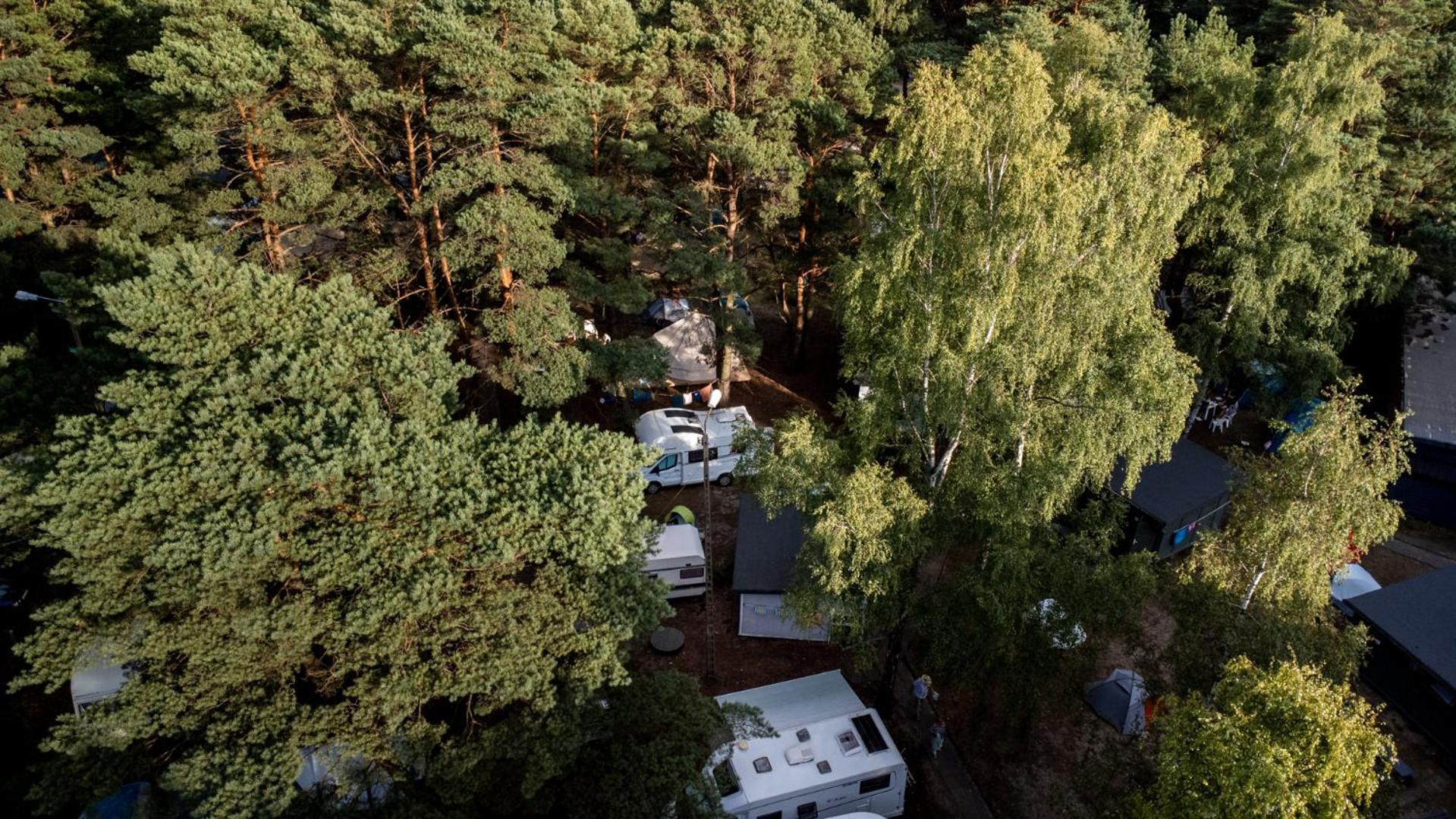 Camp Bursztynowy Las Hotel Gdansk Exterior photo